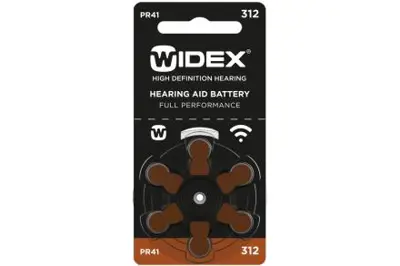 Batérie Widex typ 312 (6 KS)