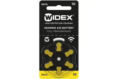 Batérie WIDEX  typ 10 (1 blister)