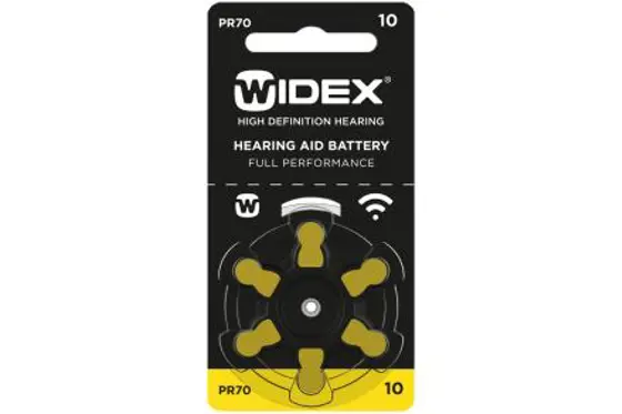 Akciový balík batériÍ Widex typ 10 (4+1 zdarma)