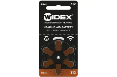 Akciový balík batérií Widex  typ 312 (4+1 zdarma)