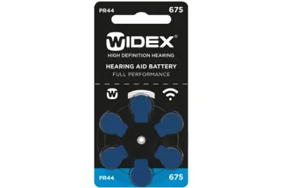 Akciový balík batérií Widex typ 675 (4+1 zdarma)