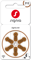 Batérie Signia typ 312 (6 KS)